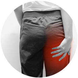 坐骨神経痛のイメージ